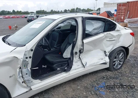 2016 Infiniti Q50 3.0T Premium from USA, damaged, VIN JN1EV7AP2GM302102